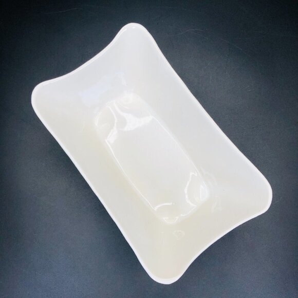 50s Kitsch Shawnee Pottery Turquoise Planter #1410 Mid Century Ceramic Bowl - Picture 3 of 13